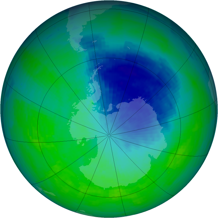 Ozone Map 1994-11-22